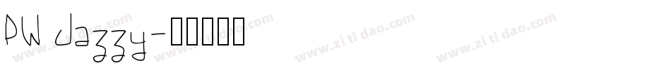 PW Jazzy字体转换